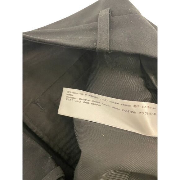 Massimo Dutti Womens Pants EU 36 US 4 Trousers Straight Leg Black 5014/714 NWT - Picture 8 of 11